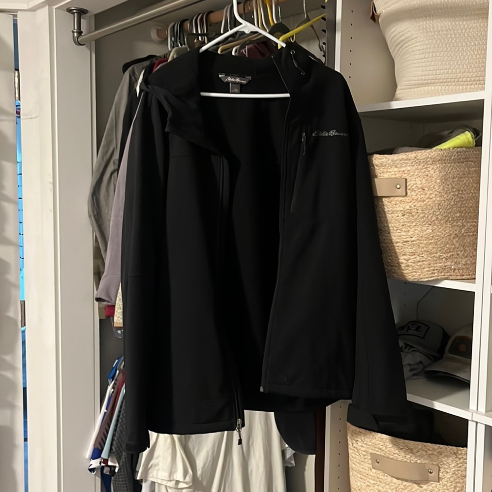 Eddie Bauer Black Jacket! GREAT CONDITION